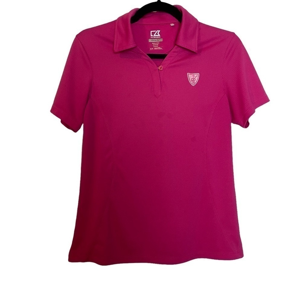 Cutter & Buck Dry Tex Women’s Moisture Wicking 30 UPF Polo Golf Shirt Sz. M - Picture 1 of 14
